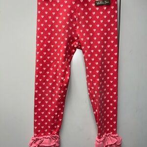 Matilda Jane Pink Heart Leggings